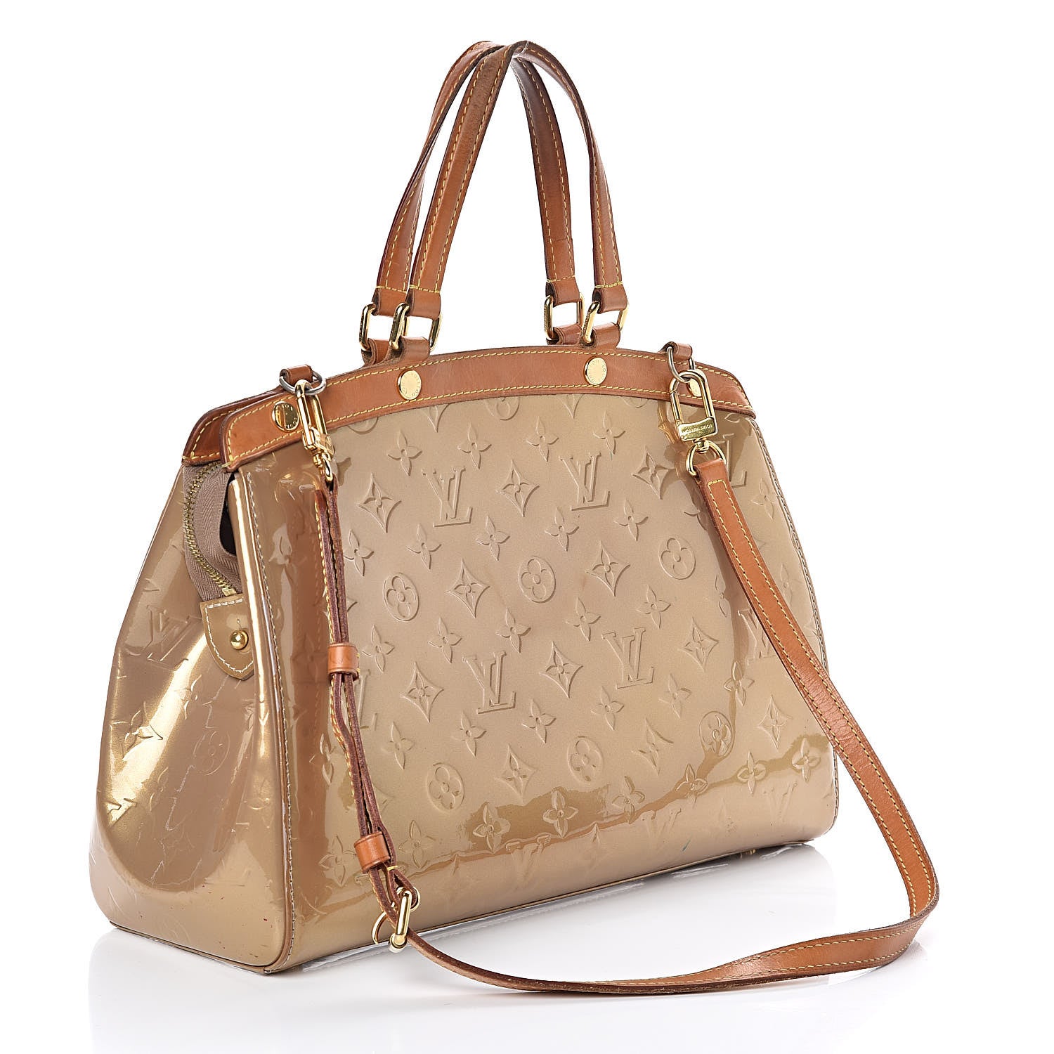 Louis Vuitton Vernis Brea MM Beige Poudre 3 of 14