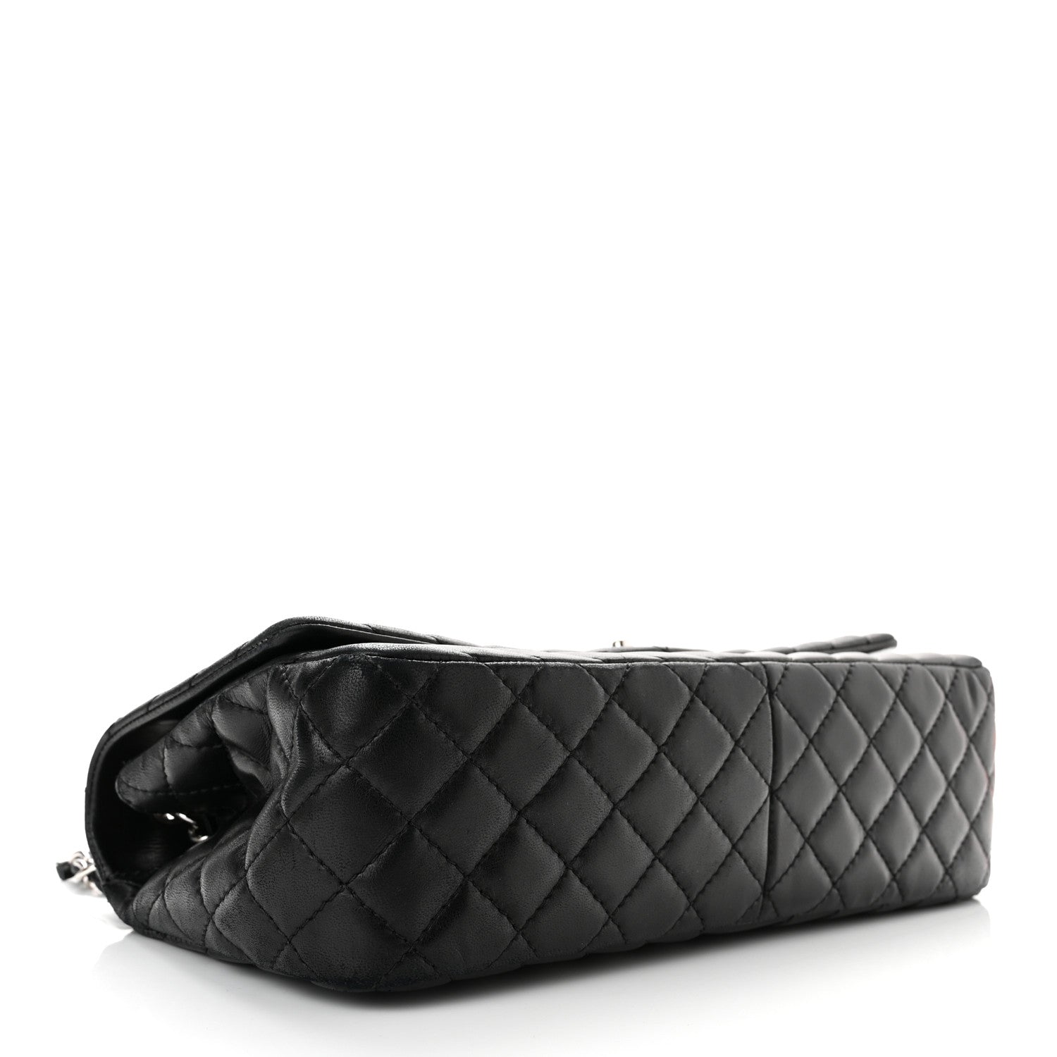 Chanel Lambskin Chevron Quilted Single Flap Black 4 of 10