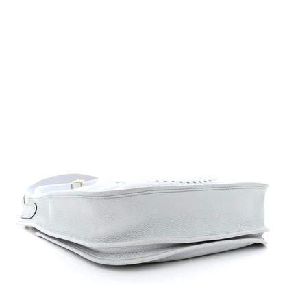 Hermes Taurillon Clemence Evelyne III PM Bleu Pale 4 of 13