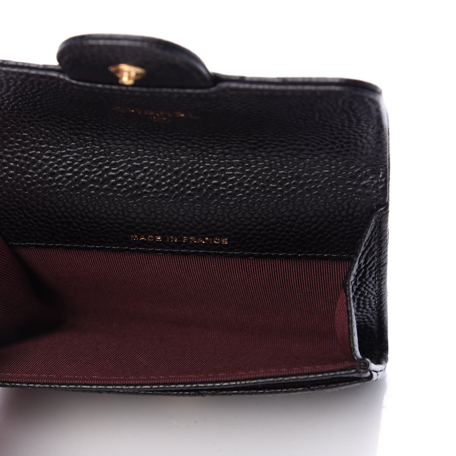Chanel Caviar Quilted Flap Card Holder Black 5 of 8