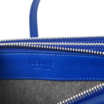Celine Lambskin Small Trio Crossbody Bag Electric Blue 8 of 9