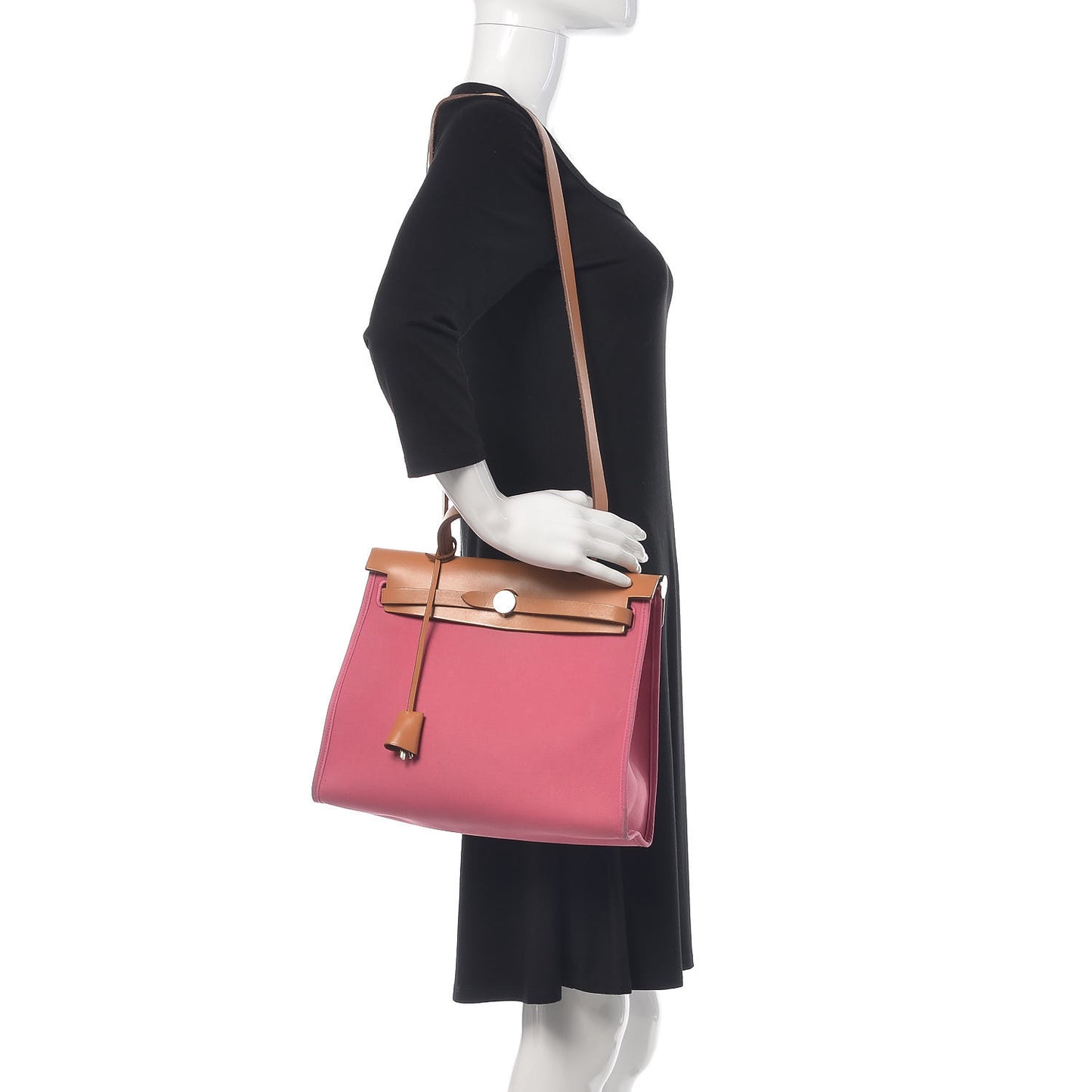 Vache Hunter Toile Herbag Zip 31 PM Rose Lipstick