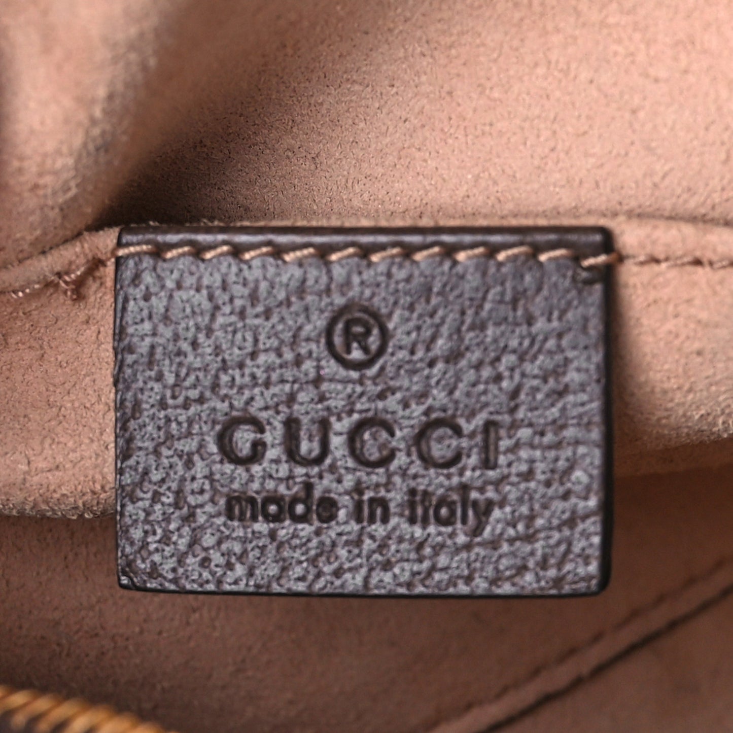 GG Supreme Monogram Web Mini Ophidia Shoulder Bag Brown