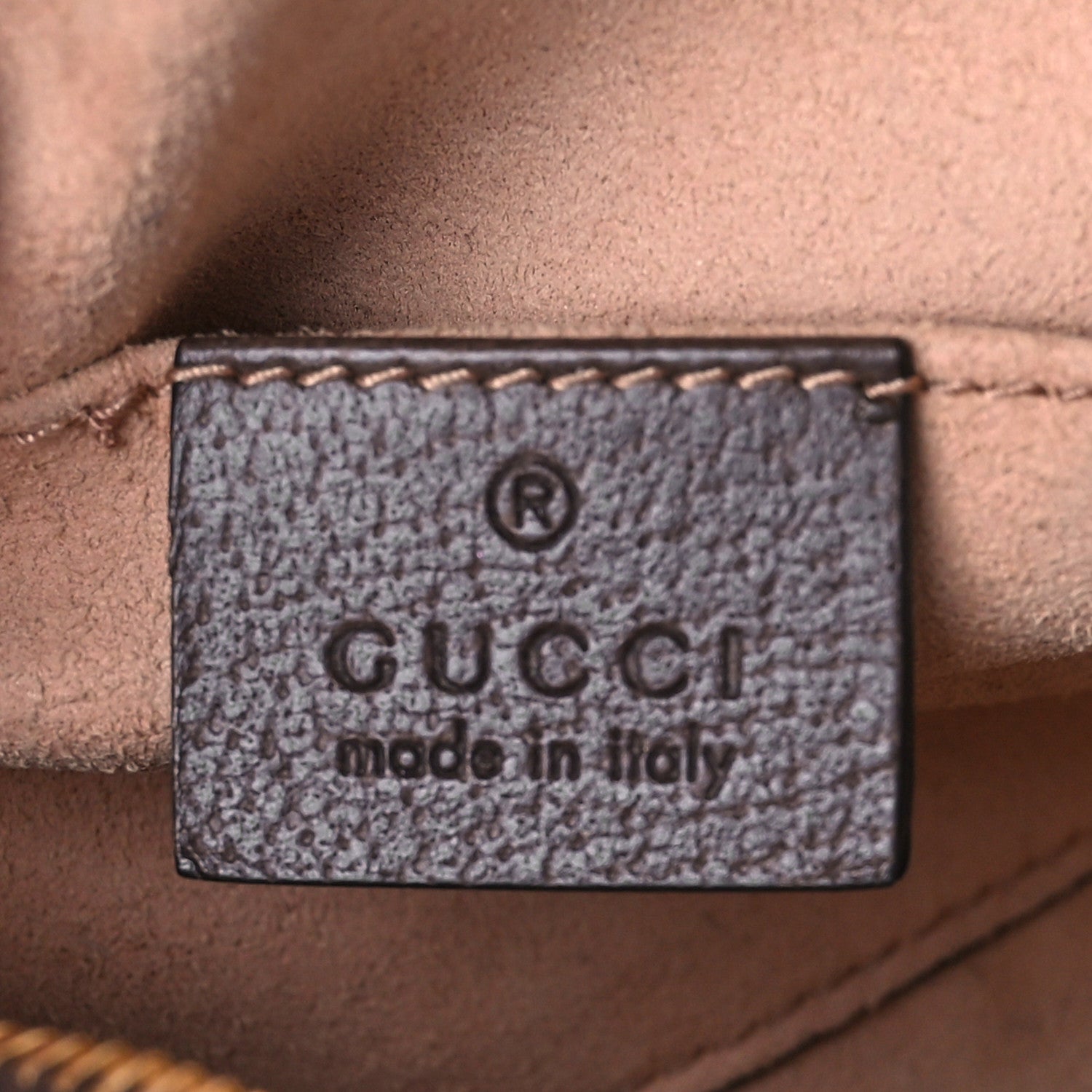 Gucci GG Supreme Monogram Web Mini Ophidia Shoulder Bag Brown 6 of 10