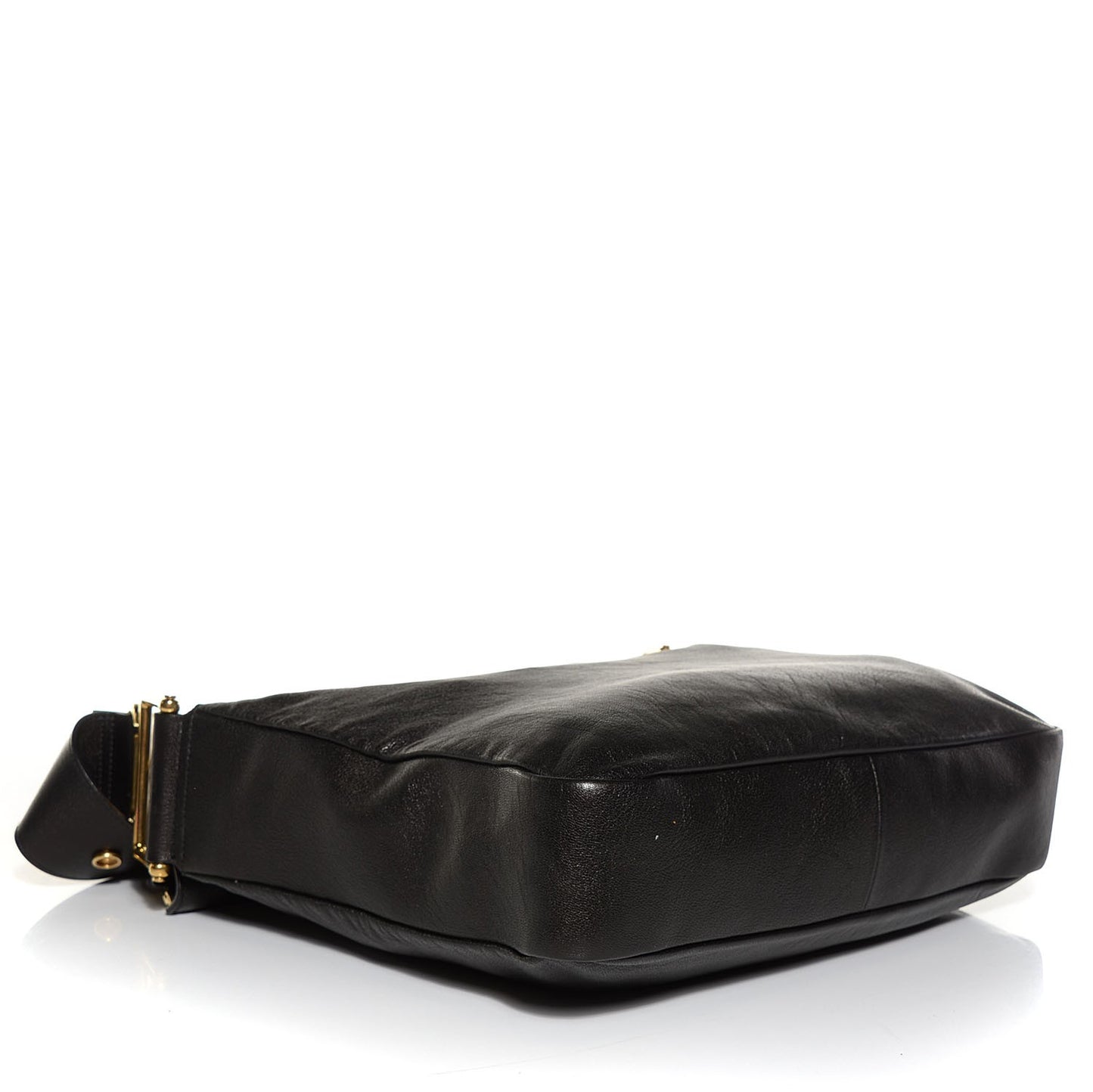 Sheepskin Vanessa Chain Shoulder Bag Black