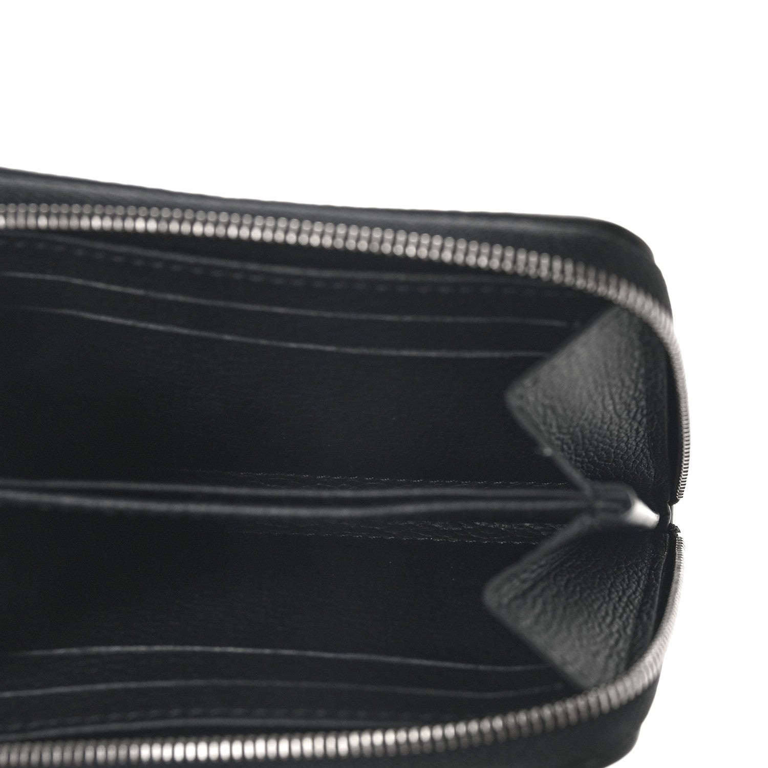 Louis Vuitton LOUIS VUITTON Calfskin Lockme Zippy Coin Purse Black 5 of 9
