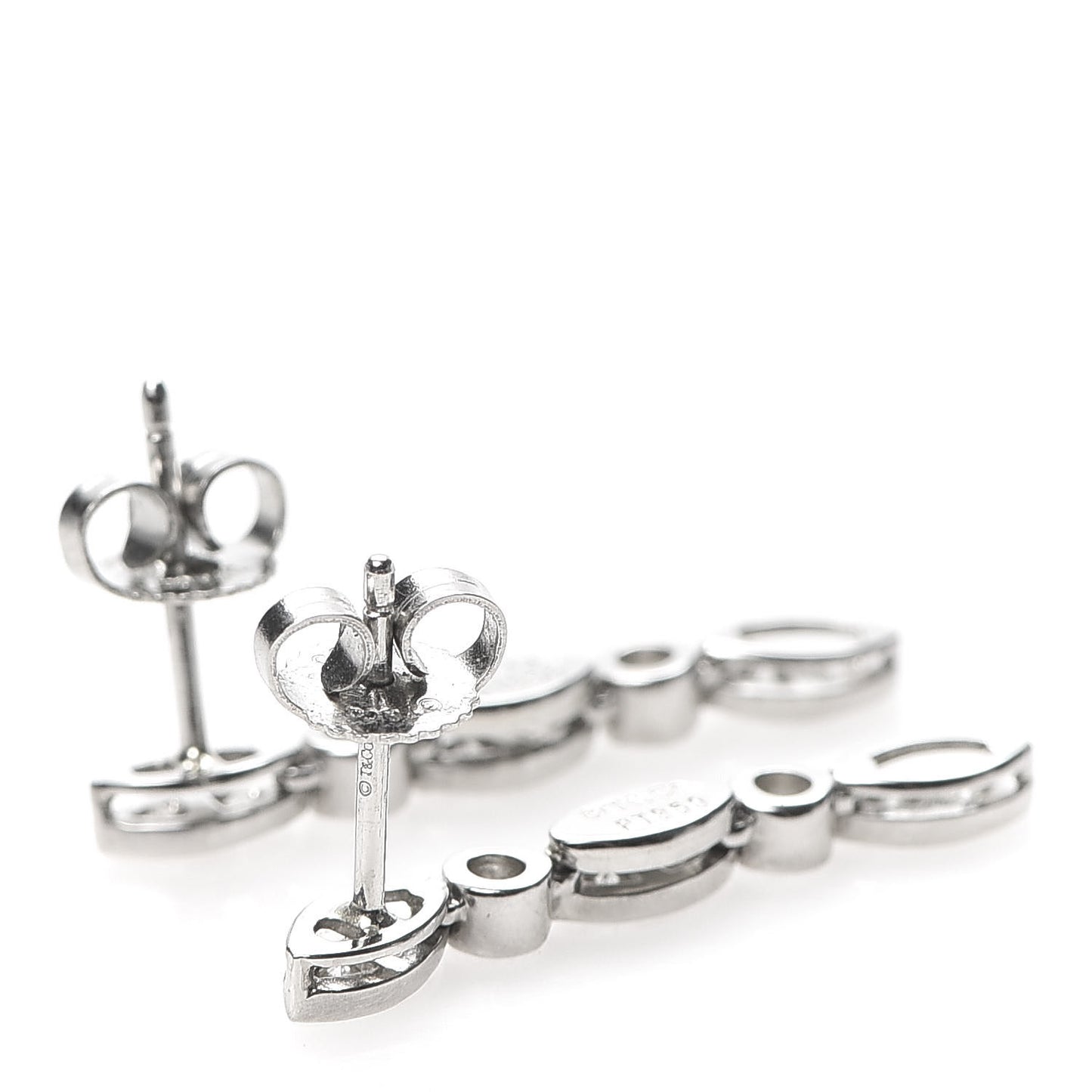 Platinum Diamond Jazz Earrings