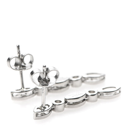 Tiffany Platinum Diamond Jazz Earrings 3 of 5