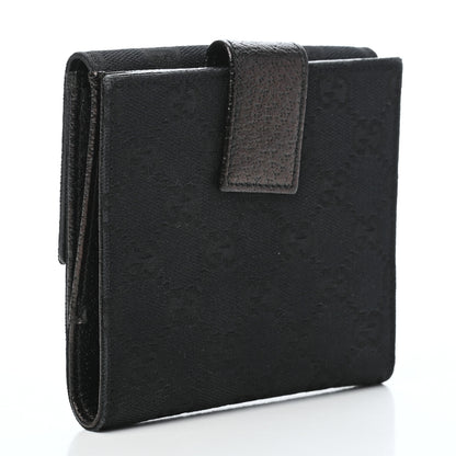 Gucci Monogram Eclipse Compact Wallet Black 3 of 5