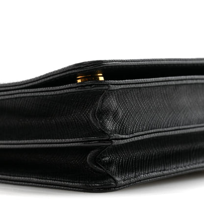 Prada Saffiano Lux Chain Wallet Black 8 of 11