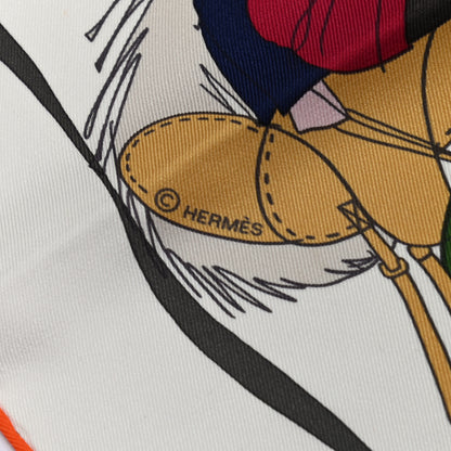 Hermes Silk Le Bal Masque Scarf 70 5 of 5