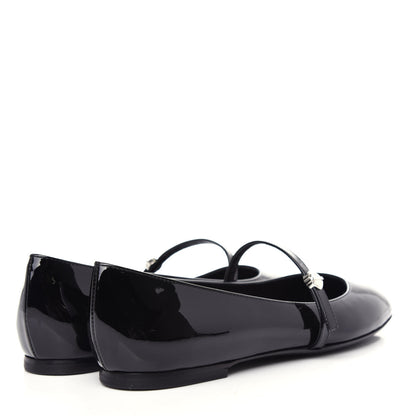 Louis Vuitton Patent Uniformes Ballet Flats 38 Black 4 of 10