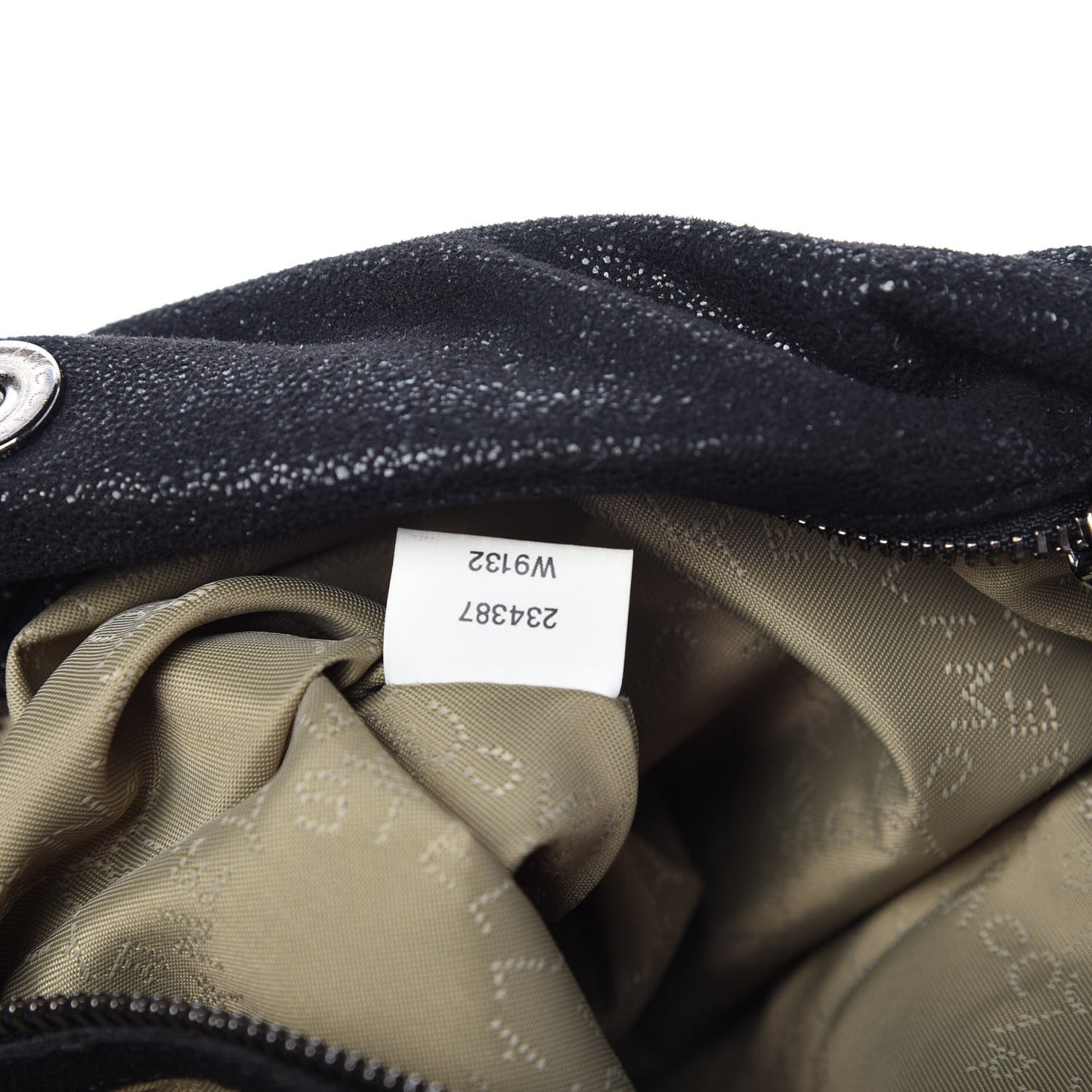 Shaggy Deer Falabella Fold Over Tote Black