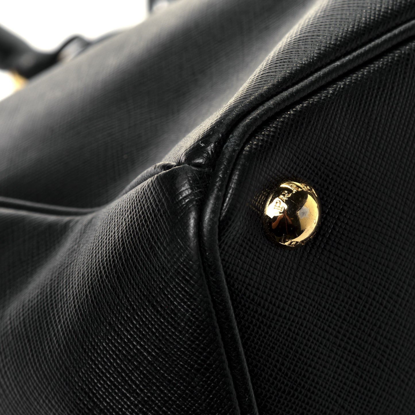 Saffiano Lux Large Tote Black
