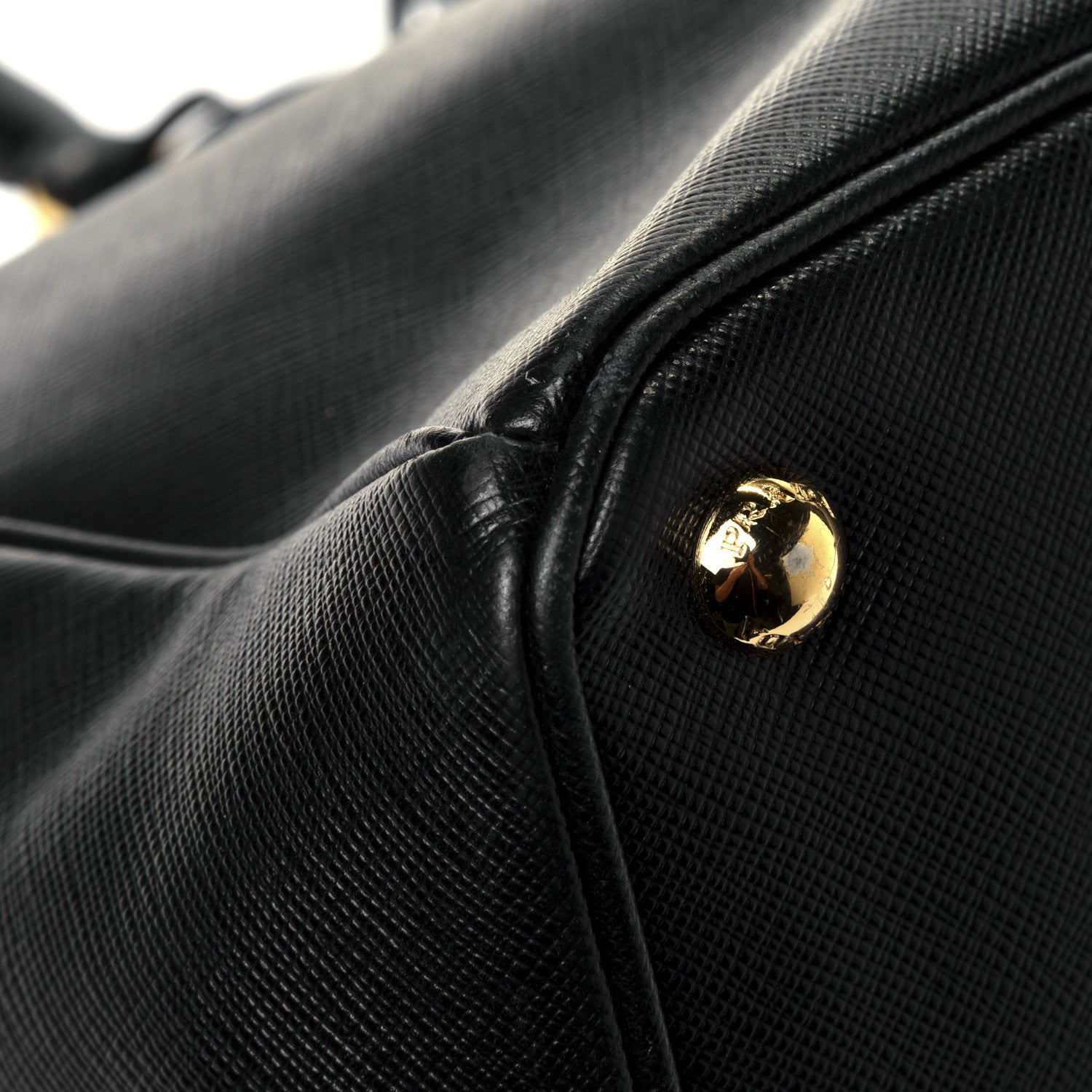 Prada Saffiano Lux Large Tote Black 5 of 7