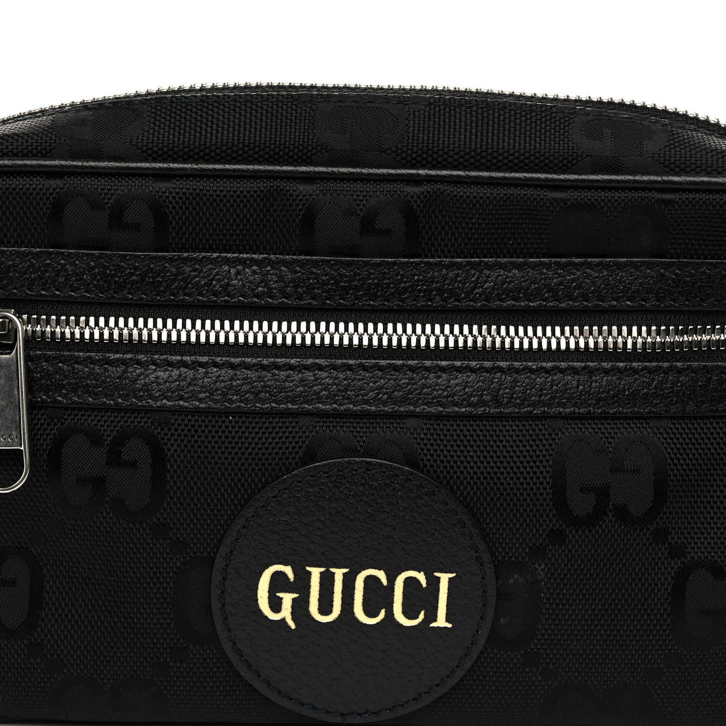 Econyl Nylon Monogram Off The Grid Belt Bag Black