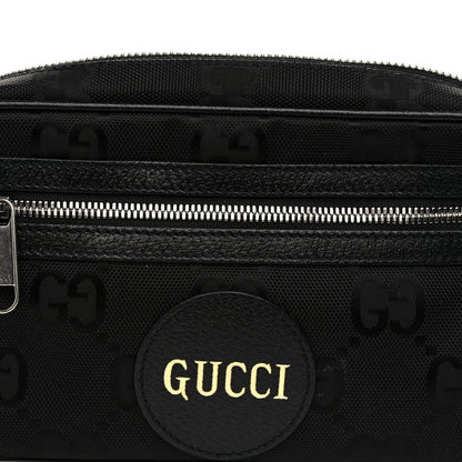 Gucci Econyl Nylon Monogram Off The Grid Belt Bag Black 8 of 11