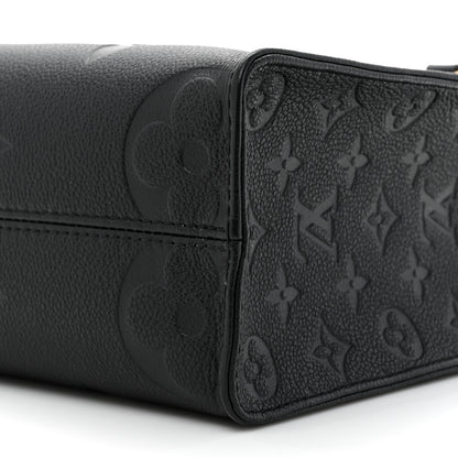 Louis Vuitton Empreinte Monogram Giant Onthego PM Black 8 of 12