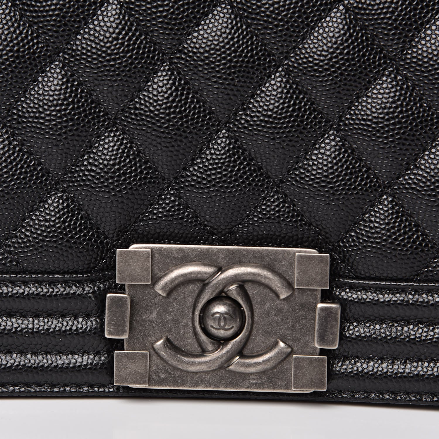 Chanel Caviar Quilted Small Boy Flap Black 10 of 12