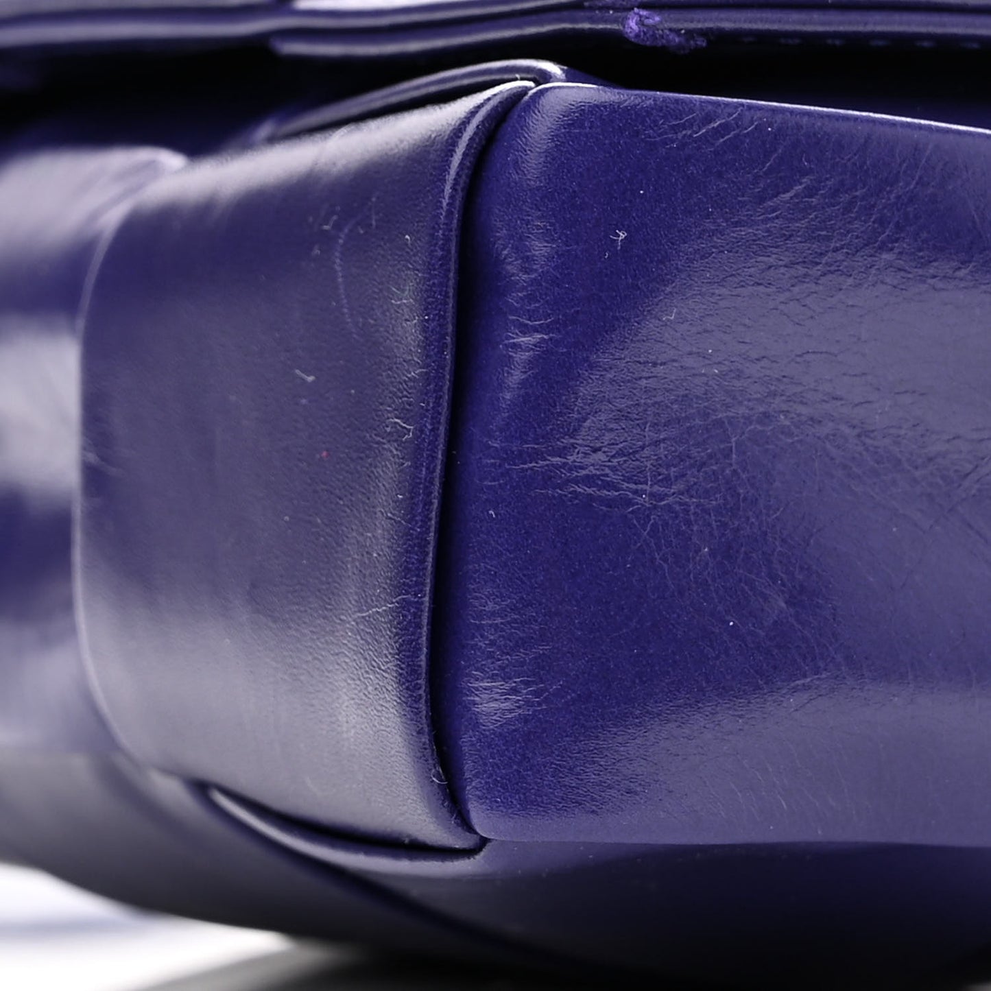 Paper Calfskin Maxi Intreccio Extra Mini Cassette Crossbody Bag Purple