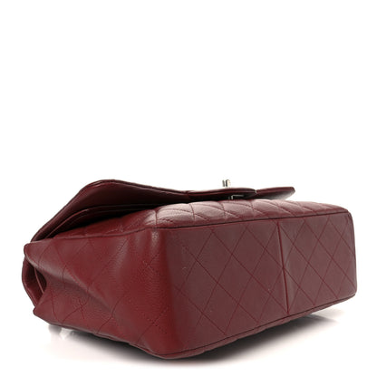 Chanel Caviar Quilted Jumbo Double Flap Dark Red 4 of 11