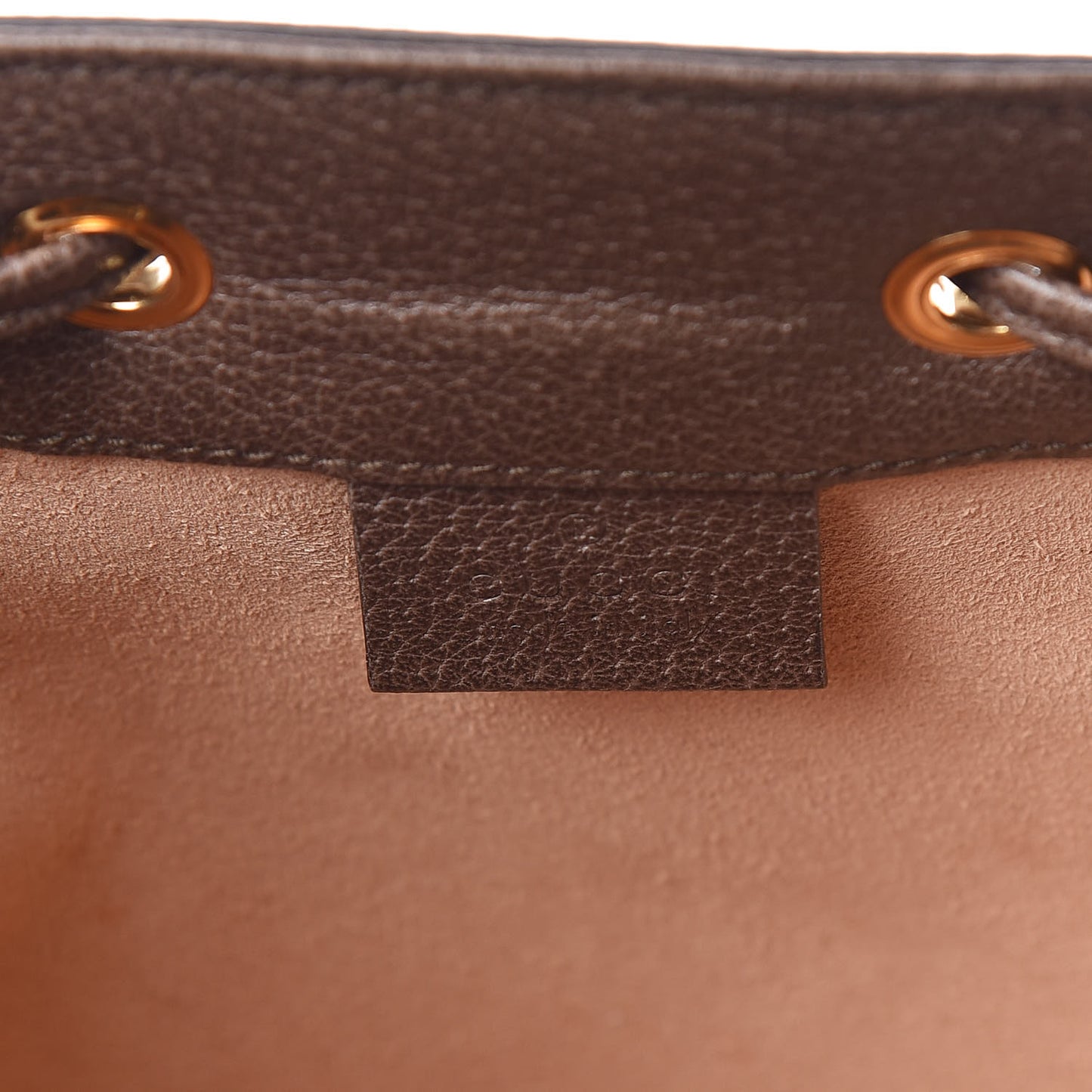 GG Supreme Monogram Web Mini Ophidia Bucket Bag Brown