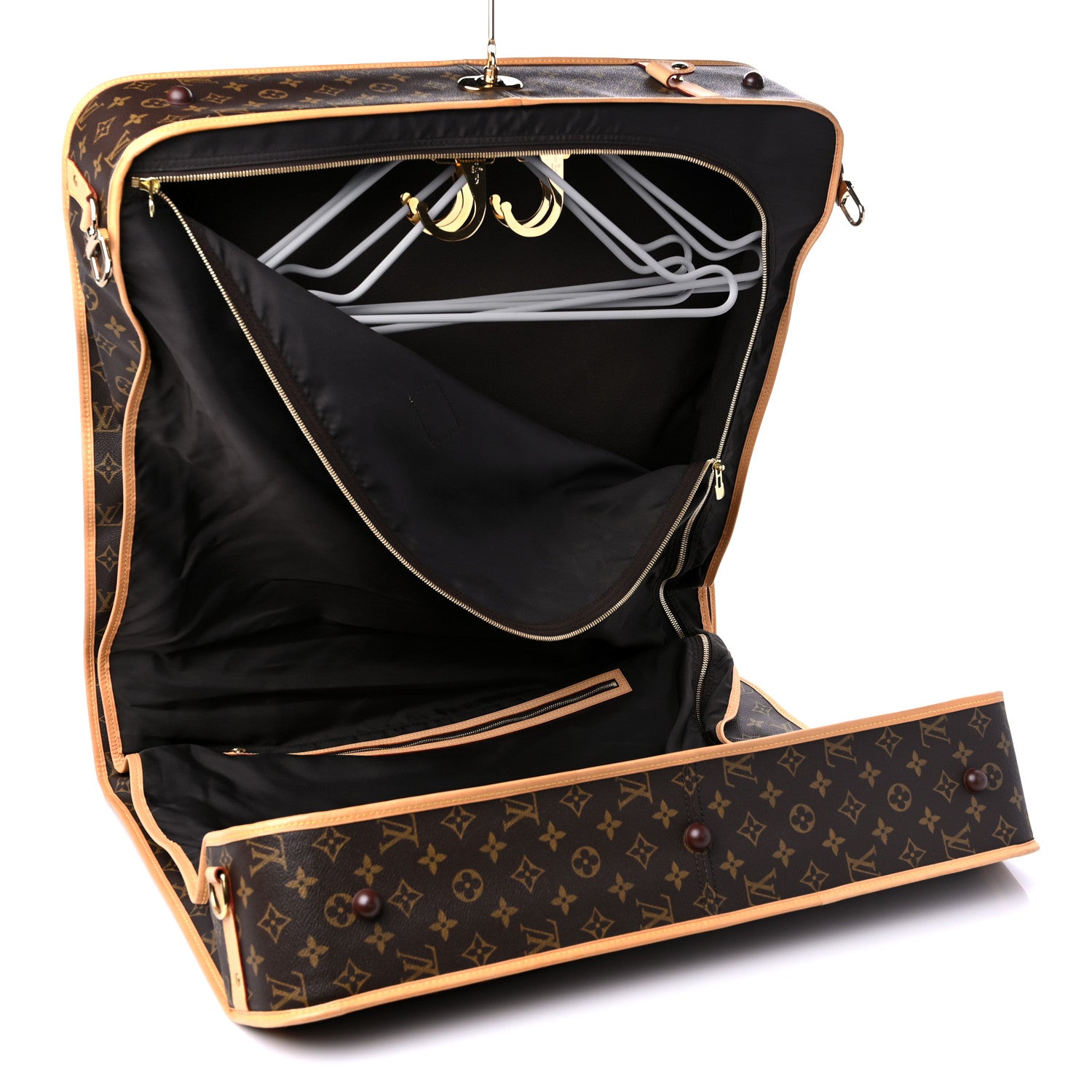 Louis Vuitton Monogram Garment Bag 5 Hangers 6 of 16
