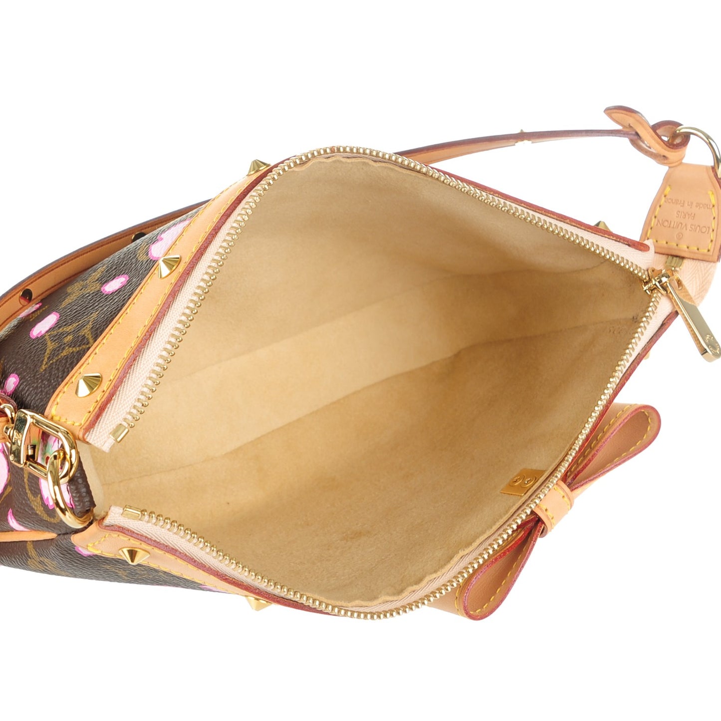 Monogram Cherry Blossom Pochette Accessories Brown