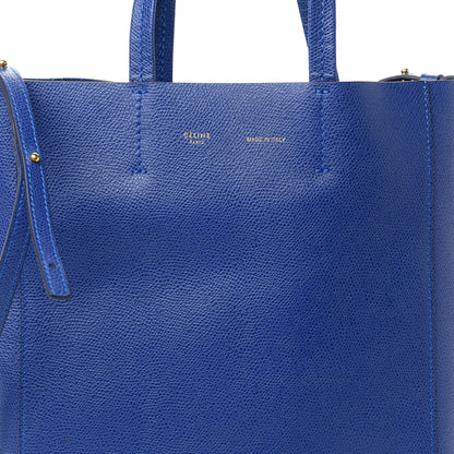 Celine Grained Calfskin Small Vertical Cabas Indigo 10 of 10
