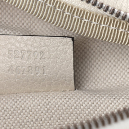 Gucci Grained Calfskin Small Logo Belt Bag White 7 of 9