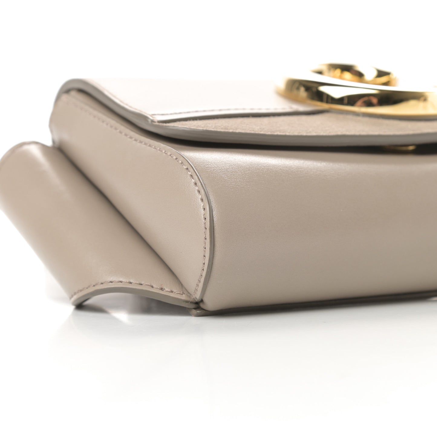 Calfskin Suede C Belt Bag Motty Grey