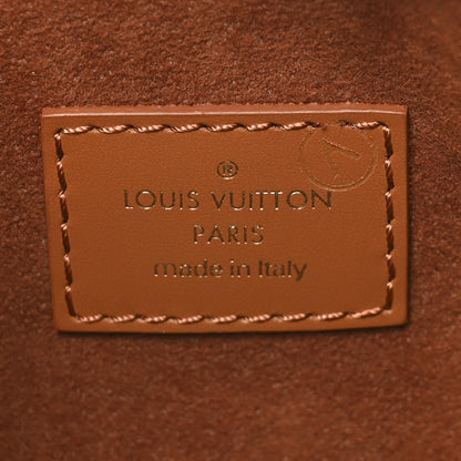 Louis Vuitton Calfskin Debossed Monogram Side Trunk Tan 6 of 9
