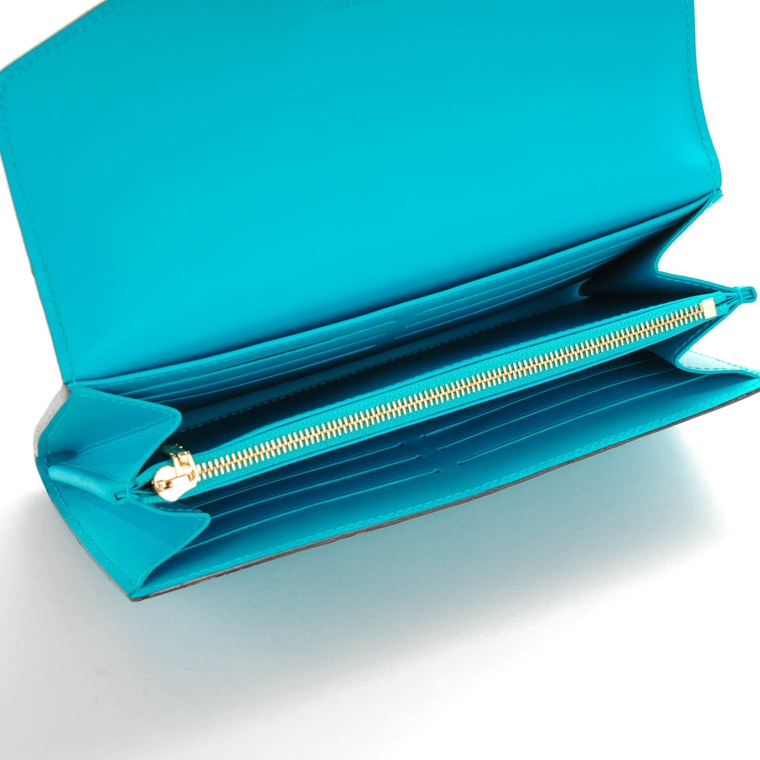 Louis Vuitton Vernis Sarah Wallet NM Turquoise 6 of 7