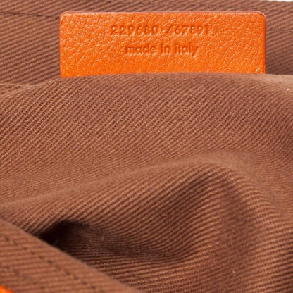 Saint Laurent Leather Muse Two Orange 6 of 10