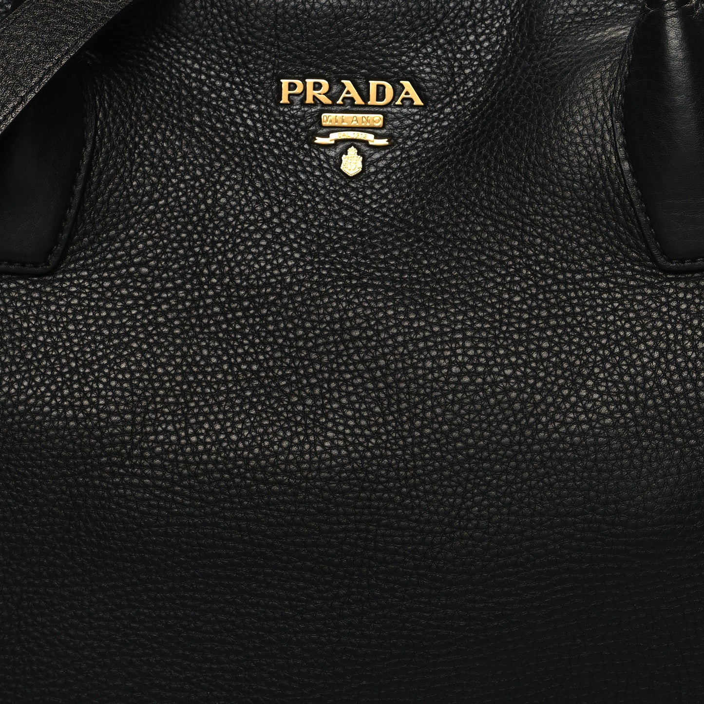Vitello Daino Tote Black