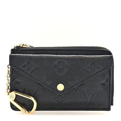 Louis Vuitton Empreinte Recto Verso Card Holder Black 1 of 6
