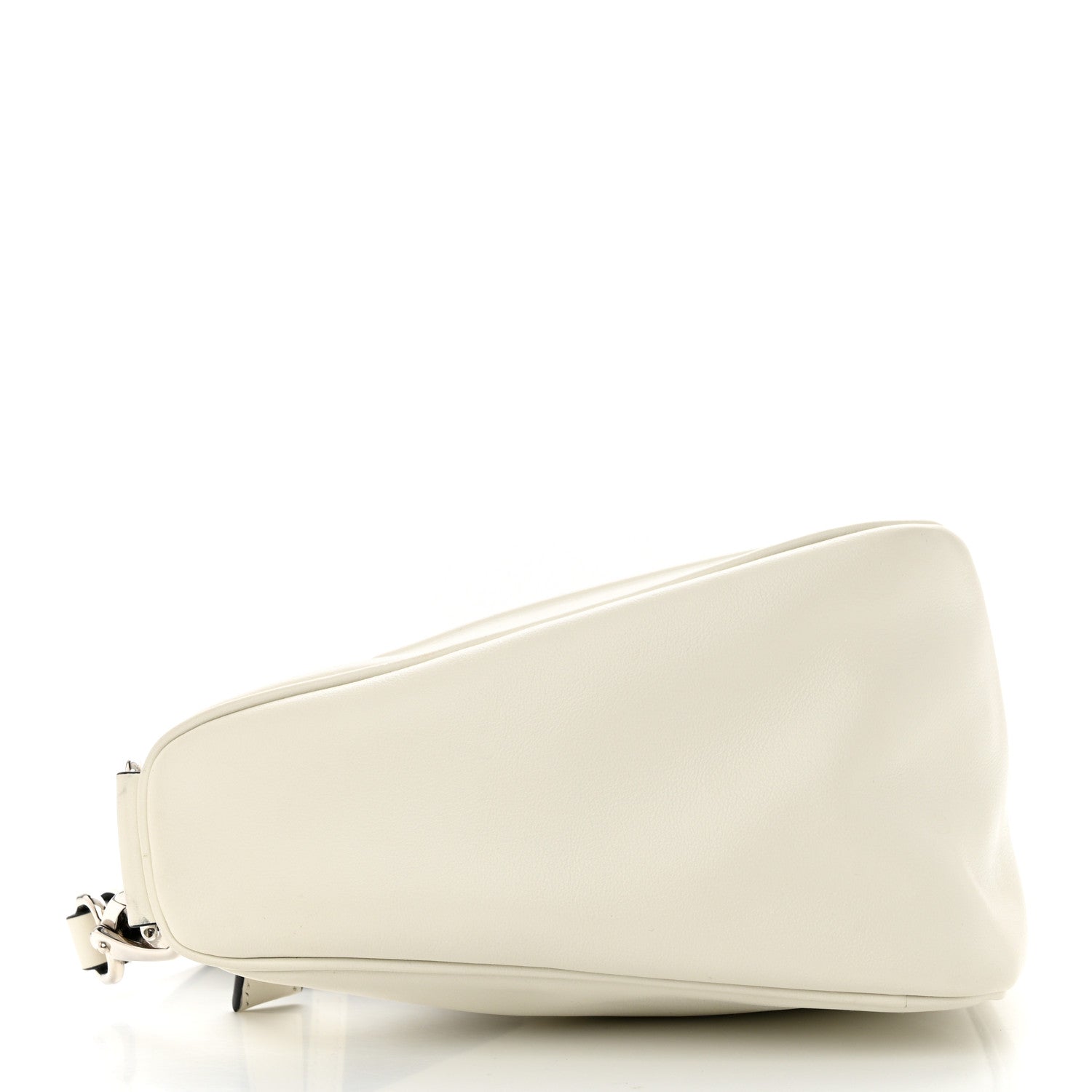 Prada Grace Lux Triangle Shoulder Bag White 5 of 10