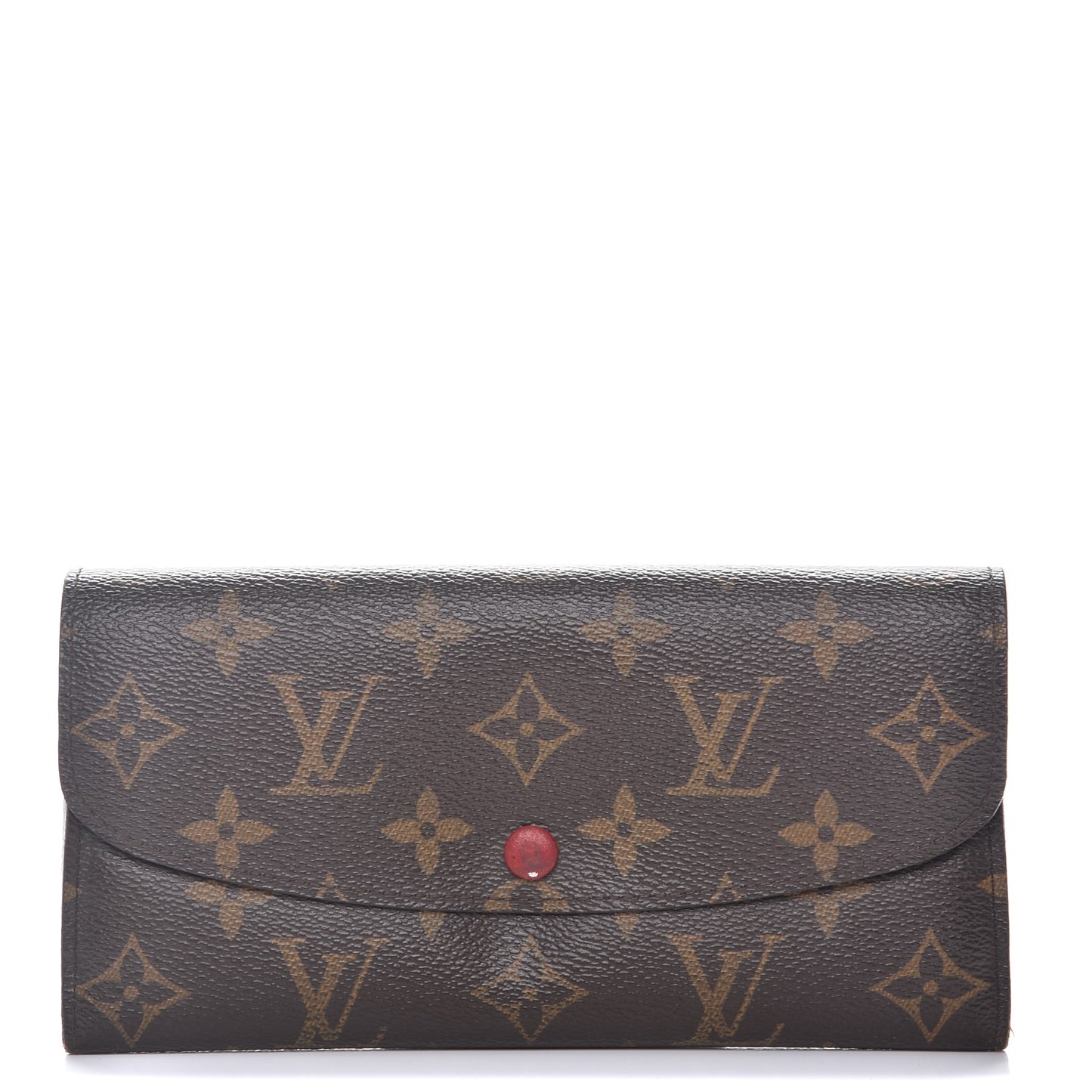 Monogram Emilie Wallet Red