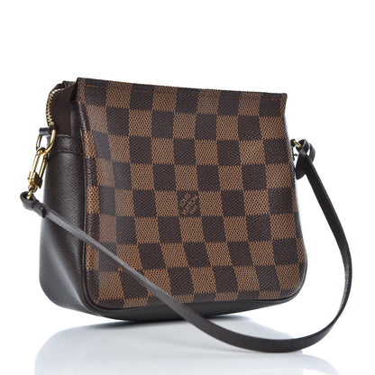 Louis Vuitton Damier Ebene Trousse Make Up Bag Pochette 3 of 13