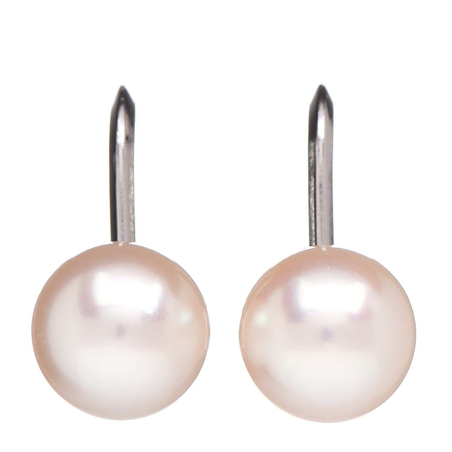 Mikimoto 14K White Gold 7.5-8mm Akoya Pearl Earrings 1 of 4