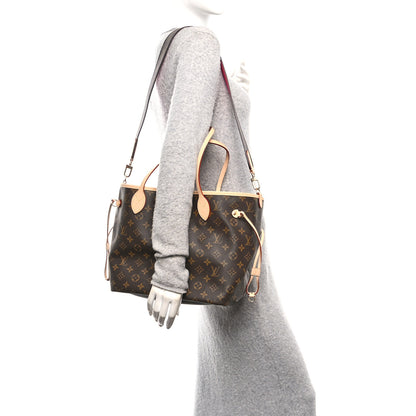 Louis Vuitton Monogram Inside Out Neverfull Bandouliere MM Rose Pondichery 3 of 19