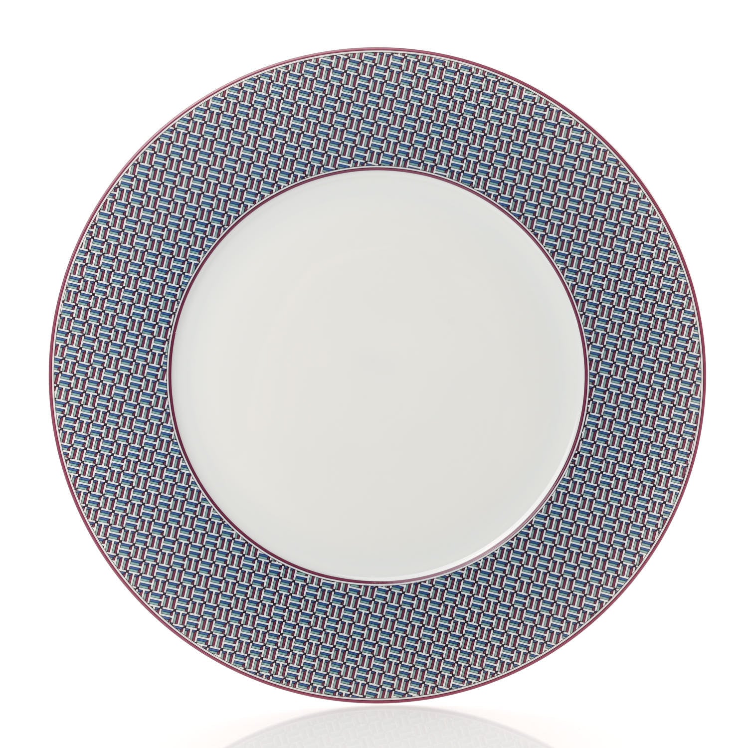 Hermes Porcelain Tie Dinner Plate Set of 2 3 of 6