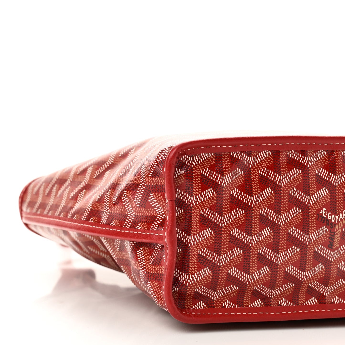 Goyardine Reversible Mini Anjou Red