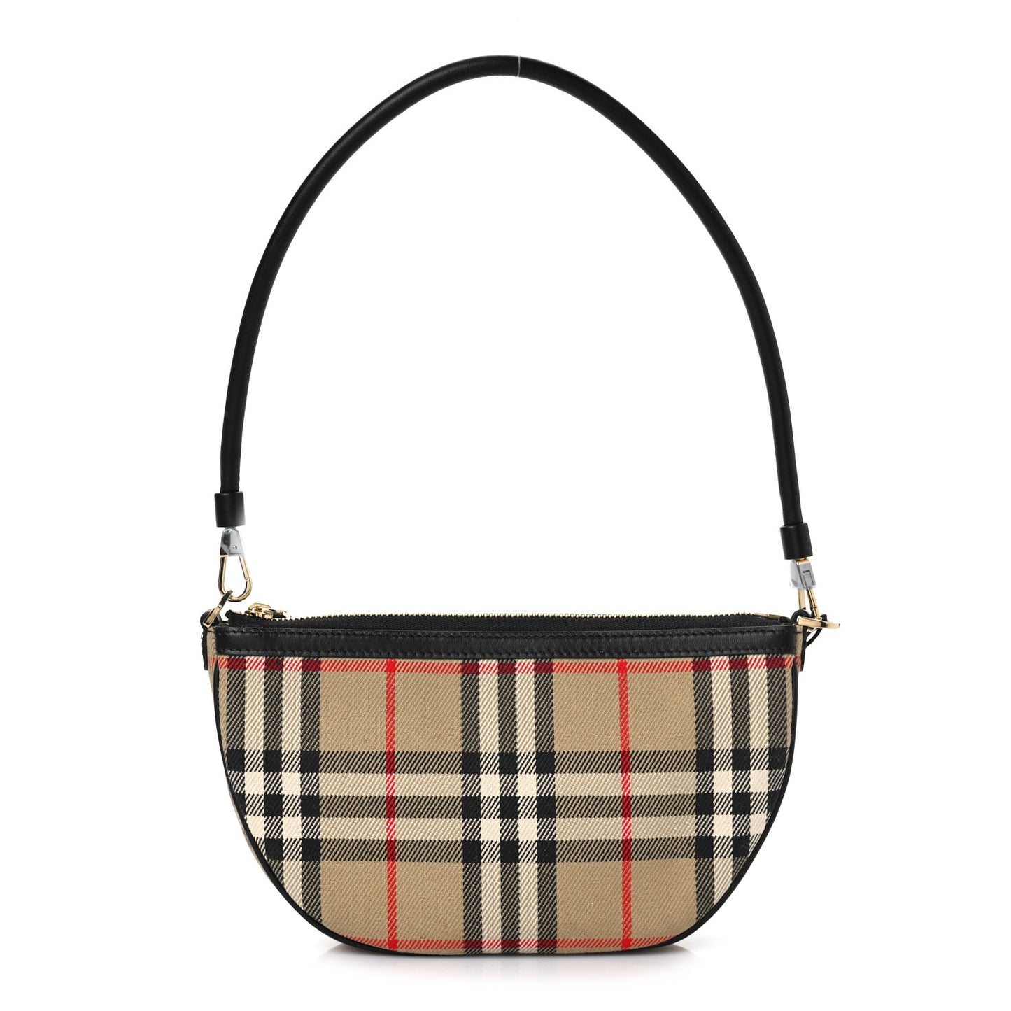 Vintage Check Calfskin Olympia Pouch Archive Beige