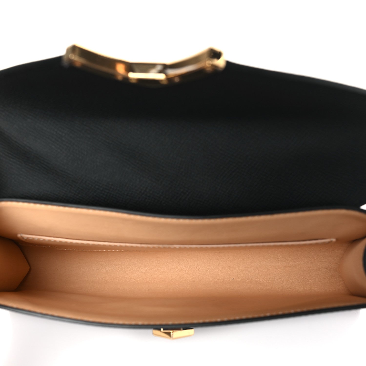 Moynat Carat Calfskin Gabrielle Clutch Black 5 of 9