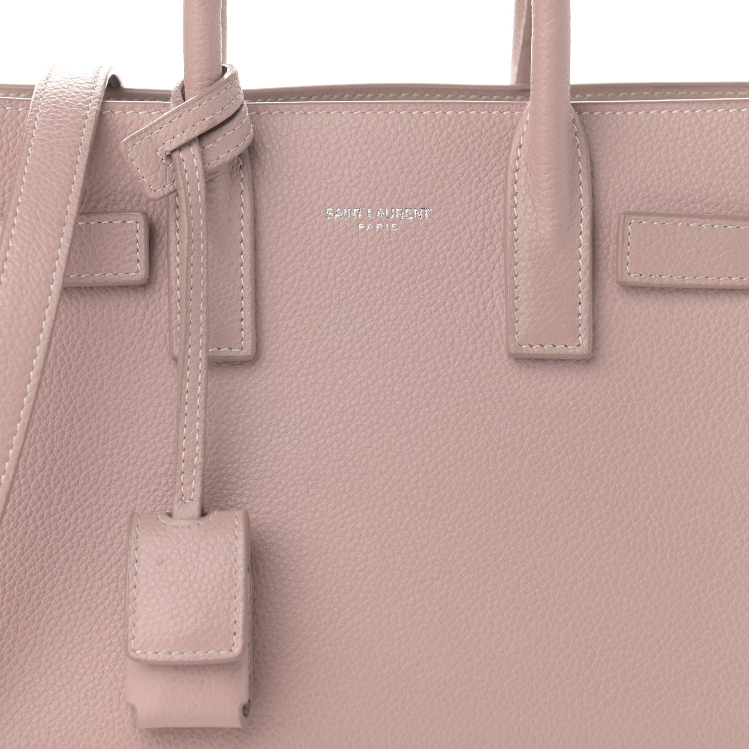 Saint Laurent Grained Calfskin Nano Sac De Jour Antique Rose 8 of 11