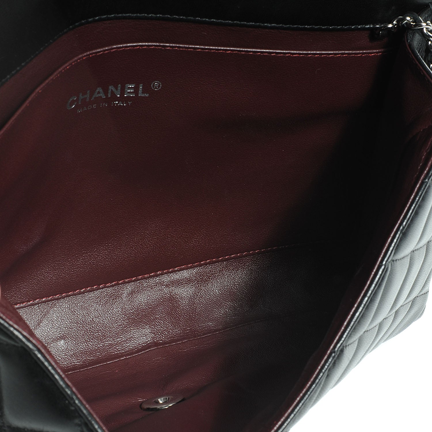 Chanel Lambskin Quilted Clutch Flap Black 5 of 7