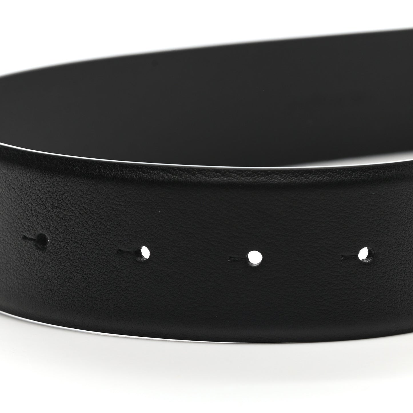 Calfskin CC Chain Belt 75 30 Black