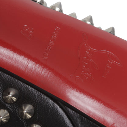 Christian Louboutin Clou Noeud 150 Studded Slingback Pumps 37 Black 6 of 7