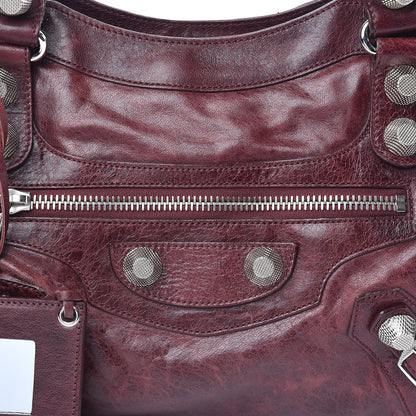 Balenciaga Agneau Giant 21 Silver Hardware City Dark Wine 12 of 12